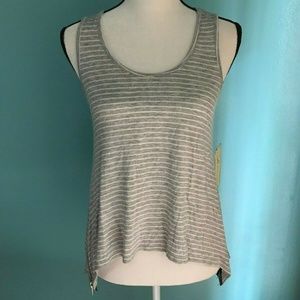Vintage Havana Sleeveless top shirt Gray/White